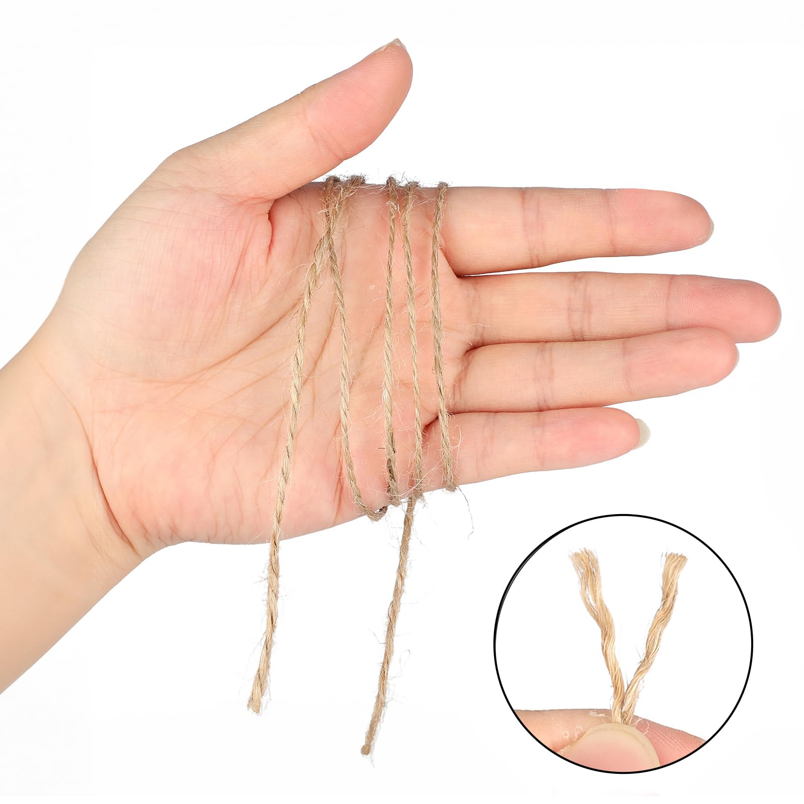 Spago di Iuta Naturale 100m 1.5mm G2PLUS Cordino Giardinaggio