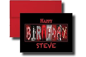 Horror Movie Birthday Card: Anything But Plain