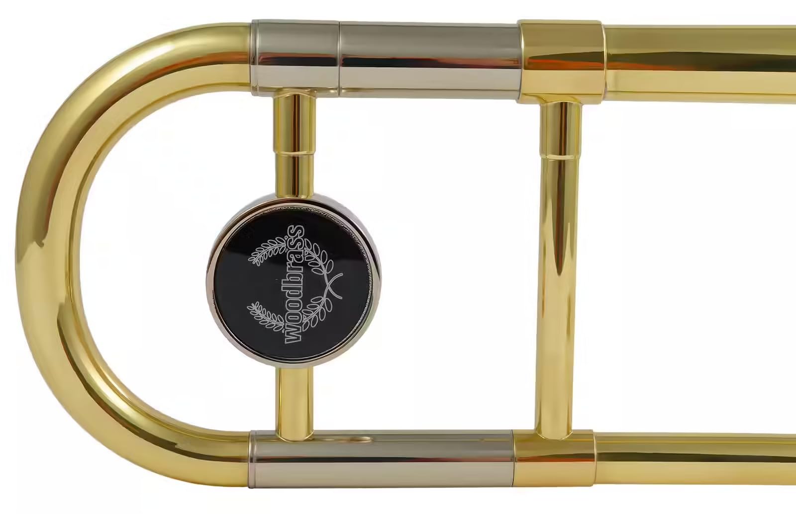 Woodbrass WTB200 – Trombón Tenor Sib – Latón barnizado, pequeño taladro y sonido cálido – Instrumento principiante listo para jugar con funda y boquilla