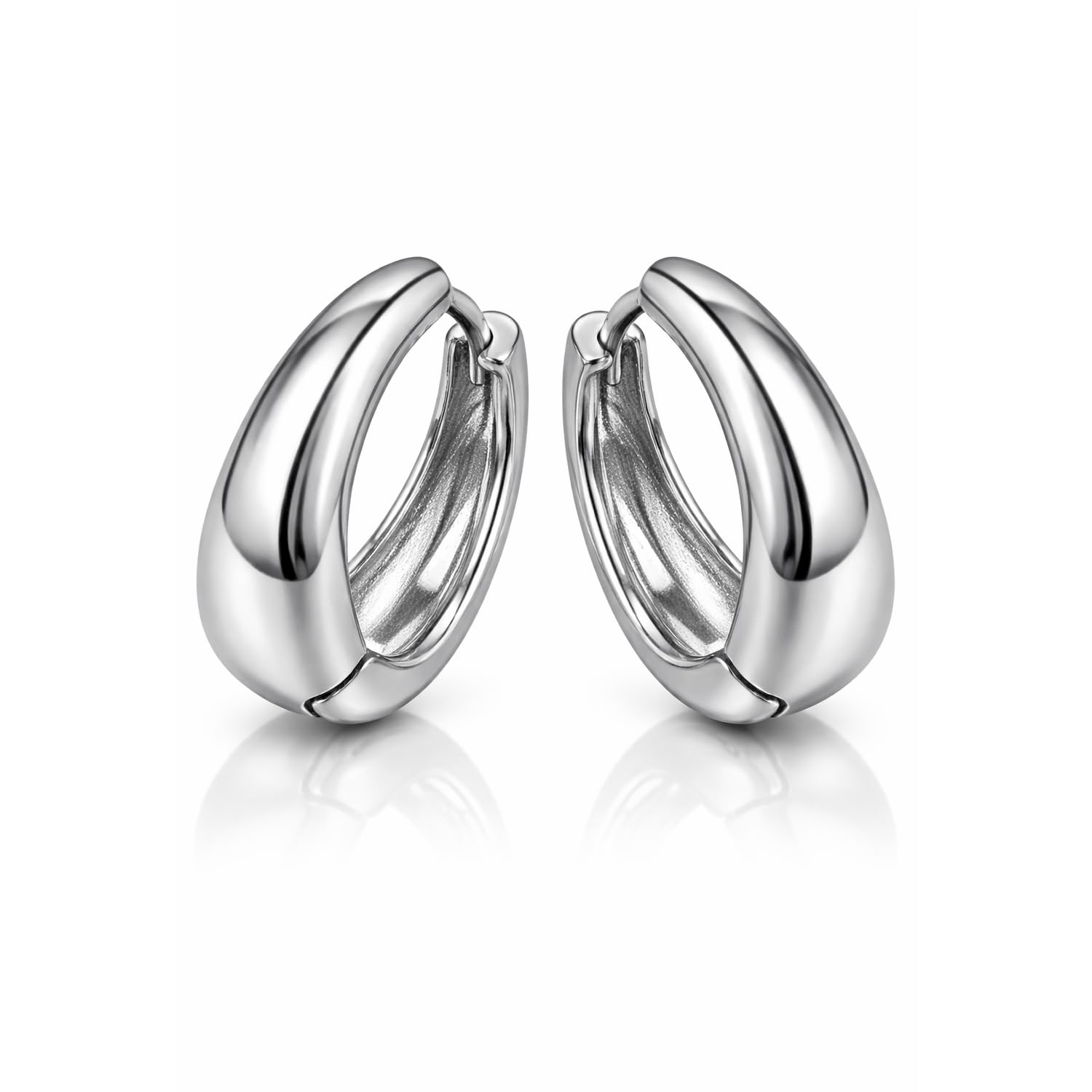 Fashions Mens Jewellery Kaju Bali Salman Khan Bollywood Style Silver Hoop Earrings for Men Boys Man Unisex kan Bali Ear Rings for Mens