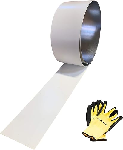 Eagle 1 -TPO Coated Metal- Rollos intermitentes recubiertos de TPO galvanizados de calibre 24 blanco. Muchos tamaños- Tamaños y fabricación