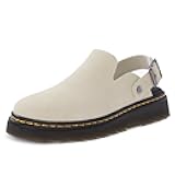 Women's Clogs Shoes with Back Strap Comfortable Latex Footbed Slip-on Slingback Mules for Work Walking Daily Wear