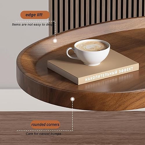 Miniatura 4 de Mesa auxiliar en forma de C, mesa auxiliar de madera con marco de metal, mesa auxiliar para sofá, mesa de bandeja simple, mesa de café para portátil