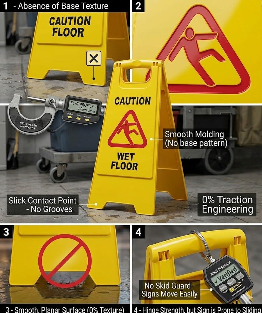 Wet Floor Sign Board Caution Warning Display Board for Slippery Floor Safety in Office Mall Hospital Hotel 4
