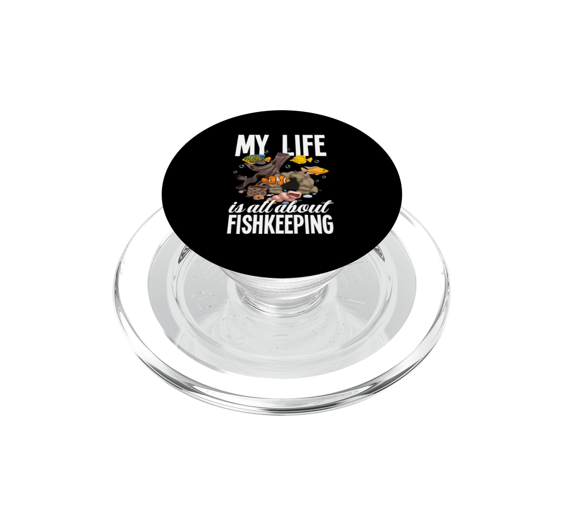 PopGrip MagSafe aquariophilie idée cadeau drôle pour éleveur de poissons