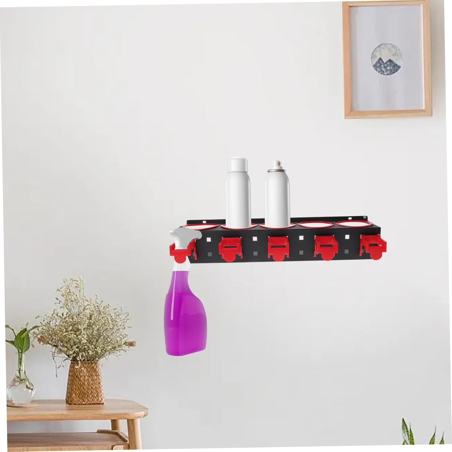 Ciieeo Watering Bottle Hanger for Spray Bottles Aerosol Can Rack Holder Car Detailing Tool