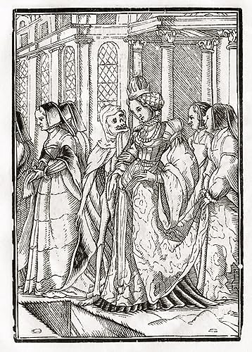 Poster la mort vient pour l'impératrice par Hans Holbein der Jüngere 50x70cm