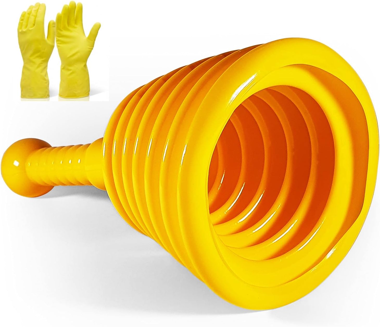 XREXS Drain Buster Toilet Air Plunger Powerful Drain Plunger with 2