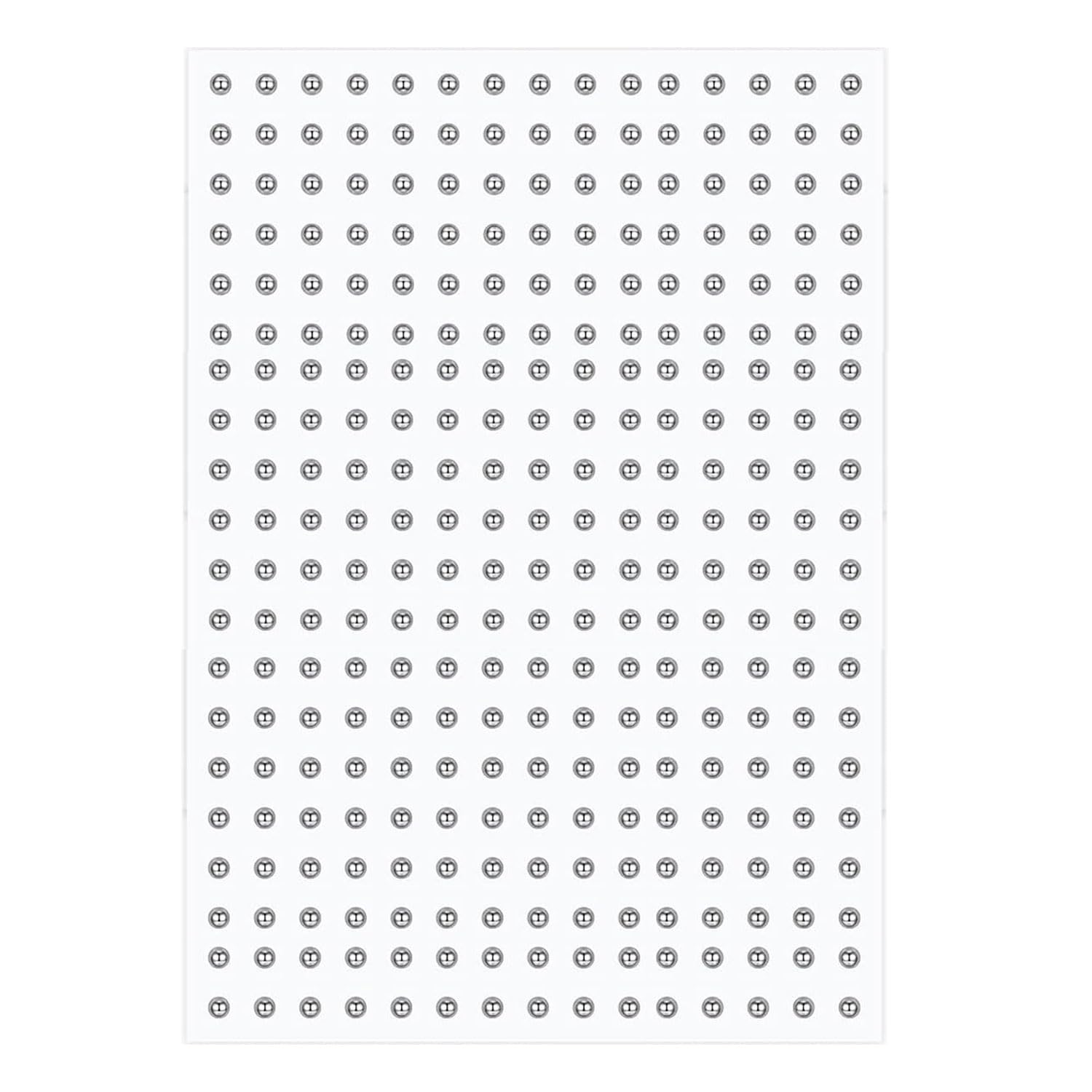 FASHIONS 300 Pcs 5mm Silver Gem Stone Sticker Fake Nose Pin Ring Non Piercing Stick on Eyebrow Lip Stud Adhesive Rhinestones DIY Face Jewelry Gems For Women-image-28