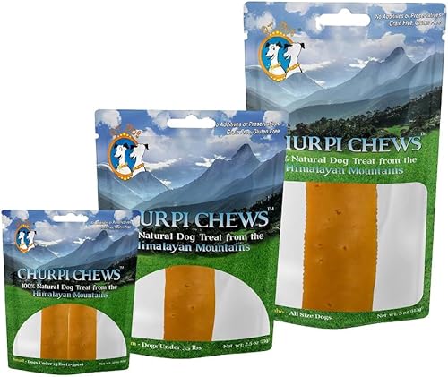 Miniatura 5 de Churpichews Masticable natural de larga duración para perros, mediano, 2.5 onzas, 1 pieza