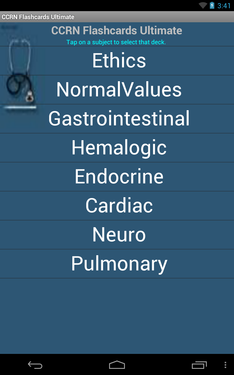 CCRN Flashcards Ultimate - App on Amazon Appstore