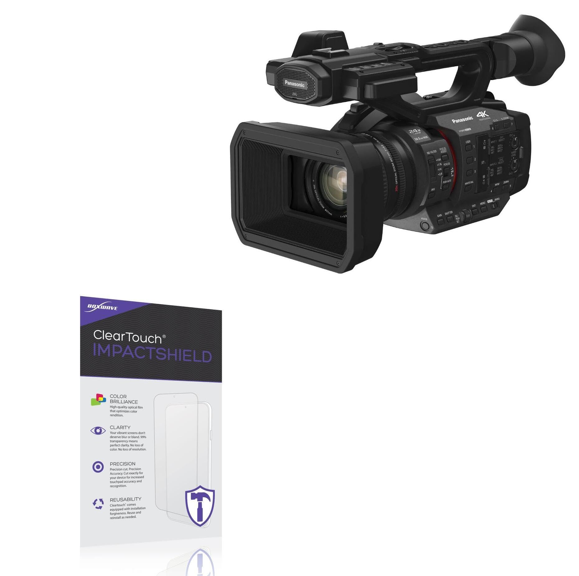 BoxWave Screen Protector Compatible With Panasonic HC-X20 - ClearTouch ImpactShield (2-Pack), Impenetrable Screen Protector Flexible Film