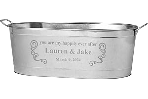 Let's Make Memories Personalized Beverage Tub: An Exquisite Touch to Your Wedding Festivities
