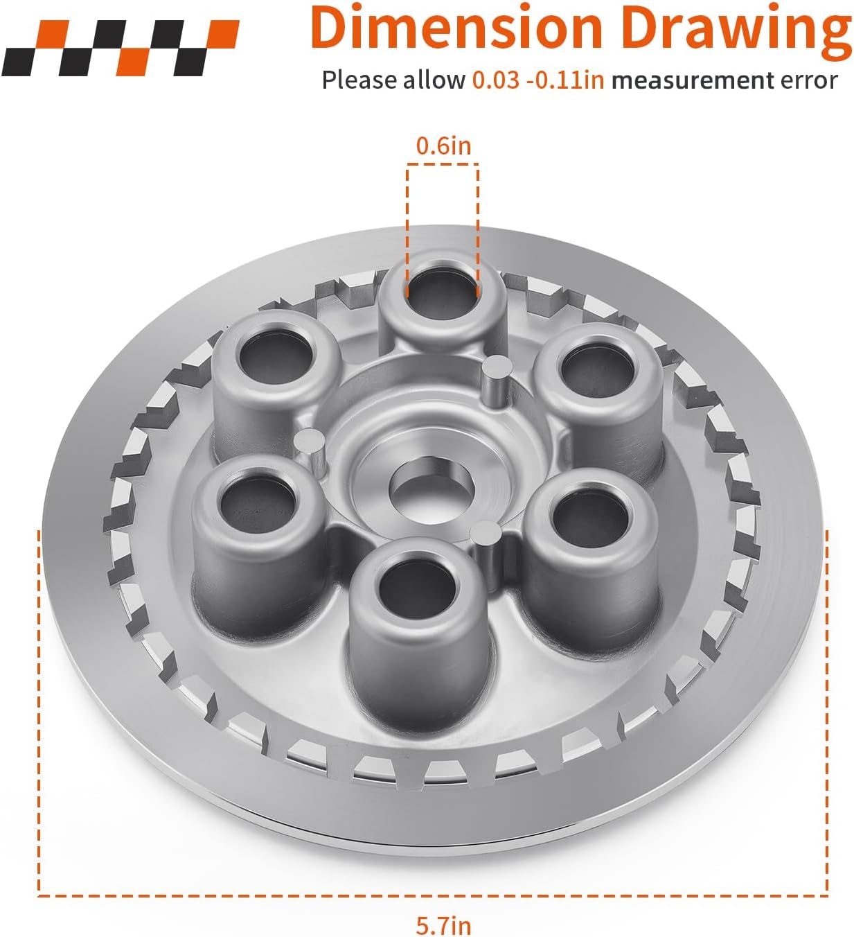 Clutch Pressure Plate for Suzuki GSX1300R Hayabusa 1999-2020 21462-24F00