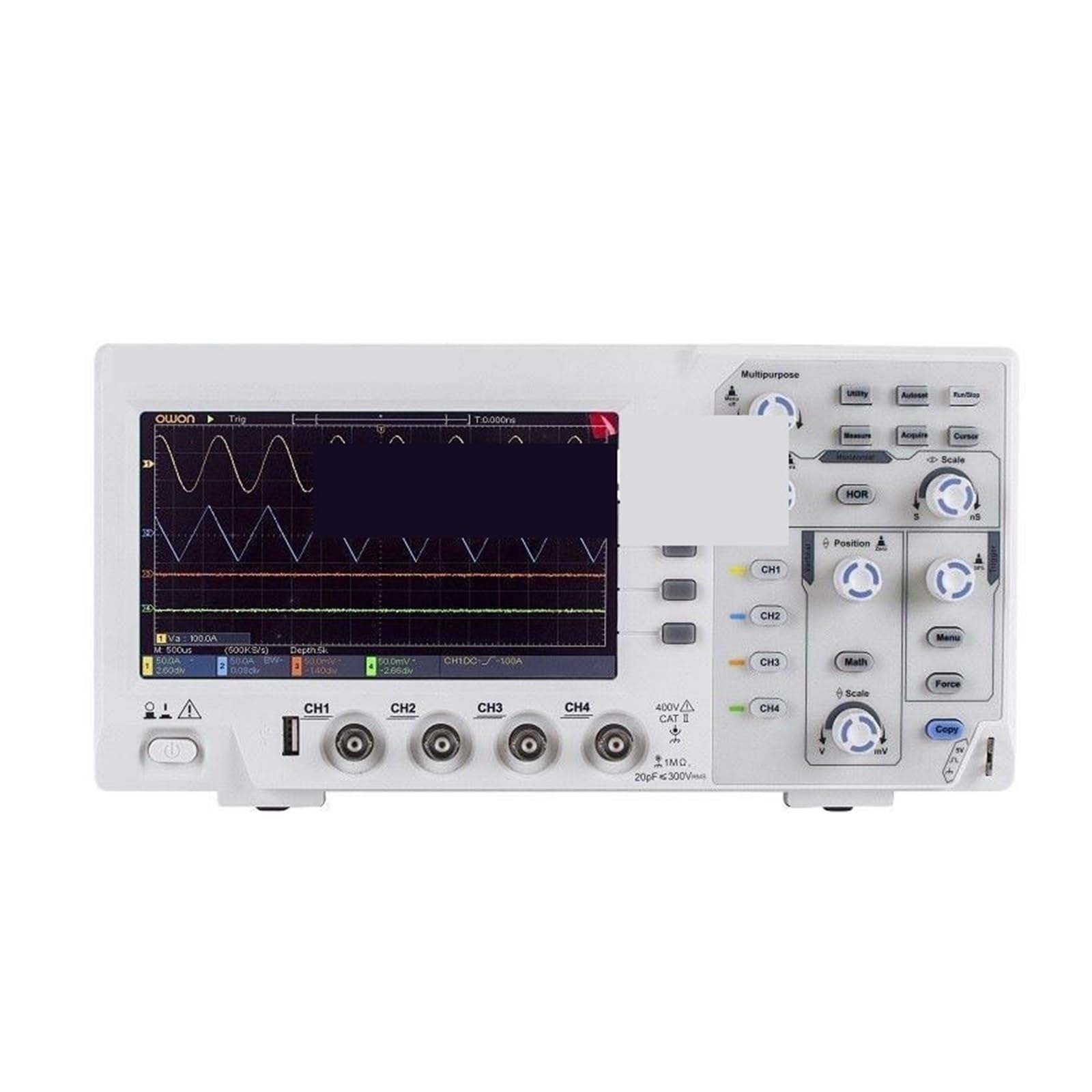 Osciloscopio Digital De Almacenamiento 100M, 4 Canales Sobremesa