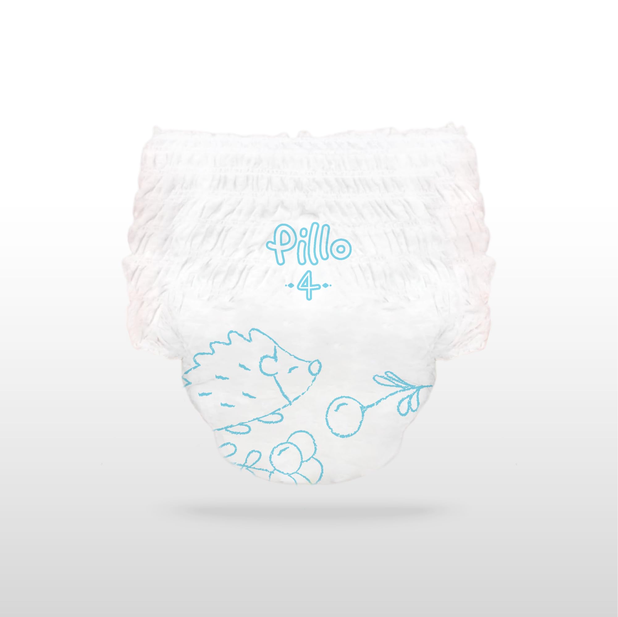 Pillo Couche Culotte Taille 4 - Lot de 132 Pants, 6 Paquets de 22 Couches Culotte Bébé Taille 4 - Maxi (9-14 kg) - Couche Bebe