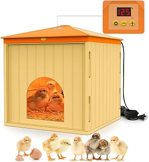 Smart Chicken Coop Heater,2026 Upgraded Chick Heater with Auto Temperature Controllers & Heat Circulating Fan, Chiken Coop Heater for Winter,UL-Compliant,Safe for Bird,Little Animal