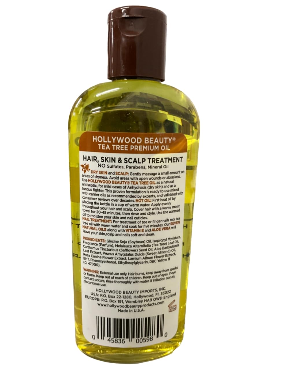 Hollywood Beauty Castor Oil, 2 oz (Pack of 12)