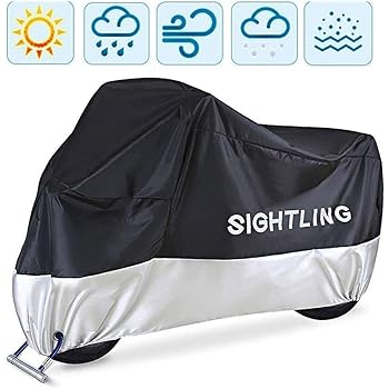 locking motorcycle cover