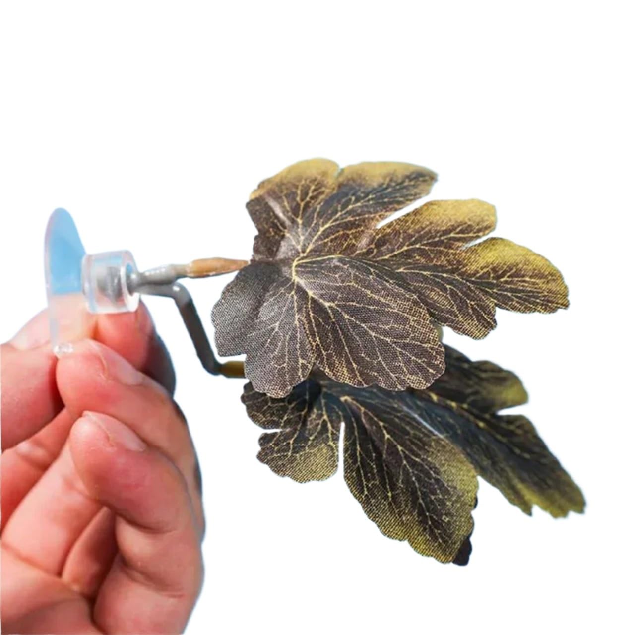 Betta Hammock 14pcs Double Layer Fish Tank Aquarium Artificial Leaf Betta Rest Spawning Ornamental Plant Play Relax Hide