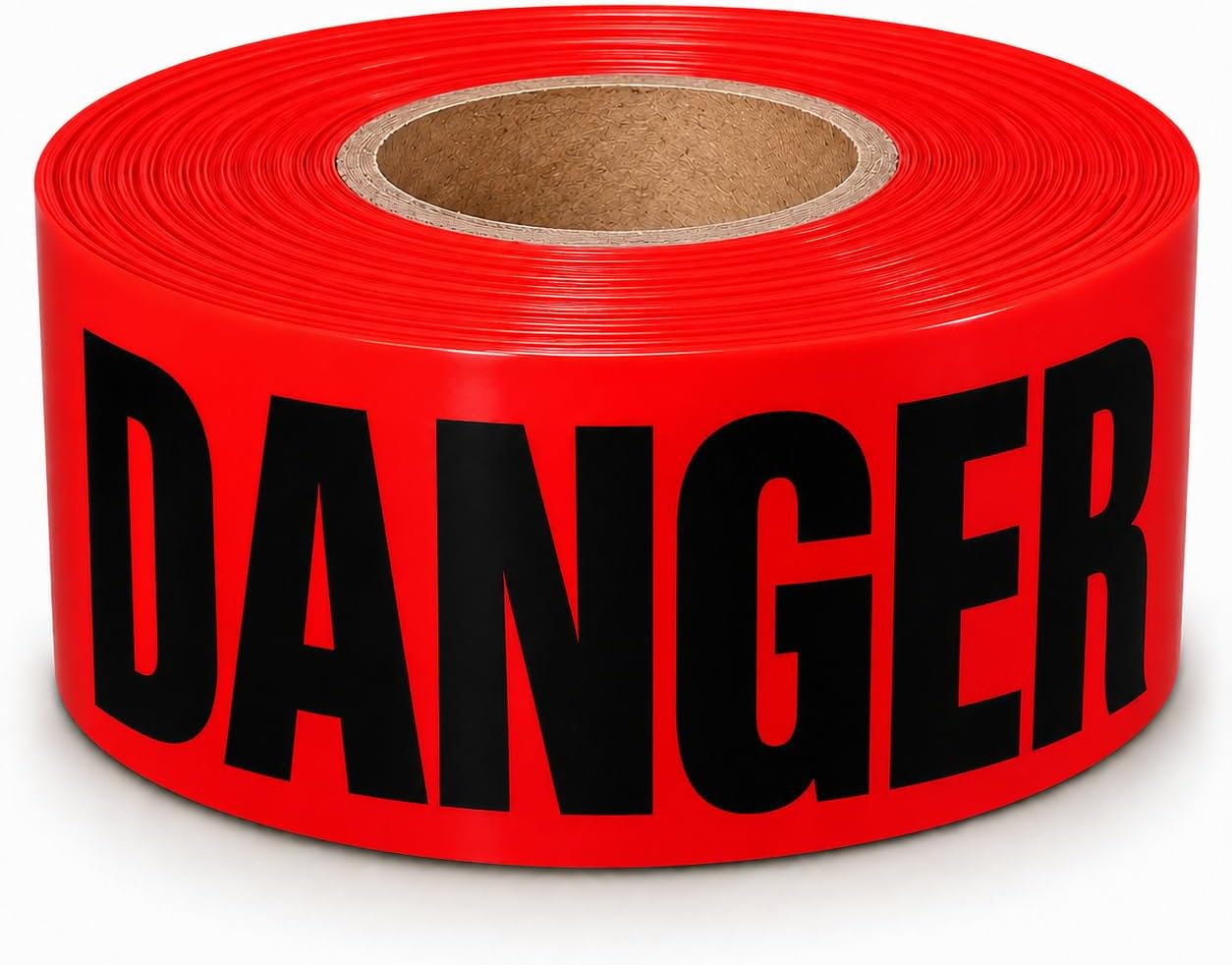 ATERET Premium Red Danger Tape 1-Pack 3 inch x 1000 feet, Hazard Safety Tape, Construction Tape for Danger/Hazardous Area, Ideal Use for Halloween Decorations, Holiday, Party, Yard, Garden, Work-Site