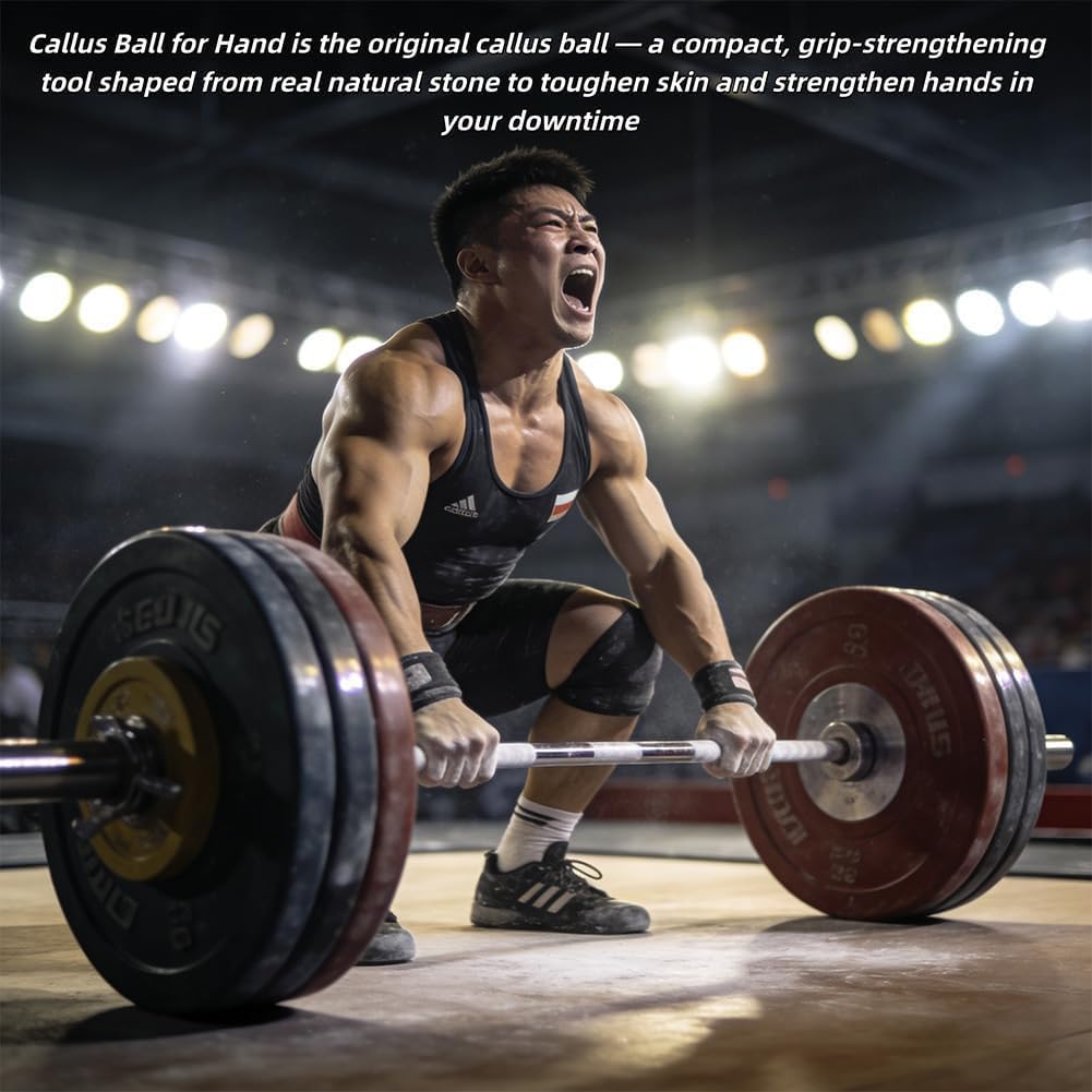 Callus Ball for Hand – Hand Exerciser Grip Strengthener, Callus Training Ball, Improve Hand Dryness & Friction,Anti-Sweat Grip Strengthener for Rock Climbing Weightlifting Gymnastics