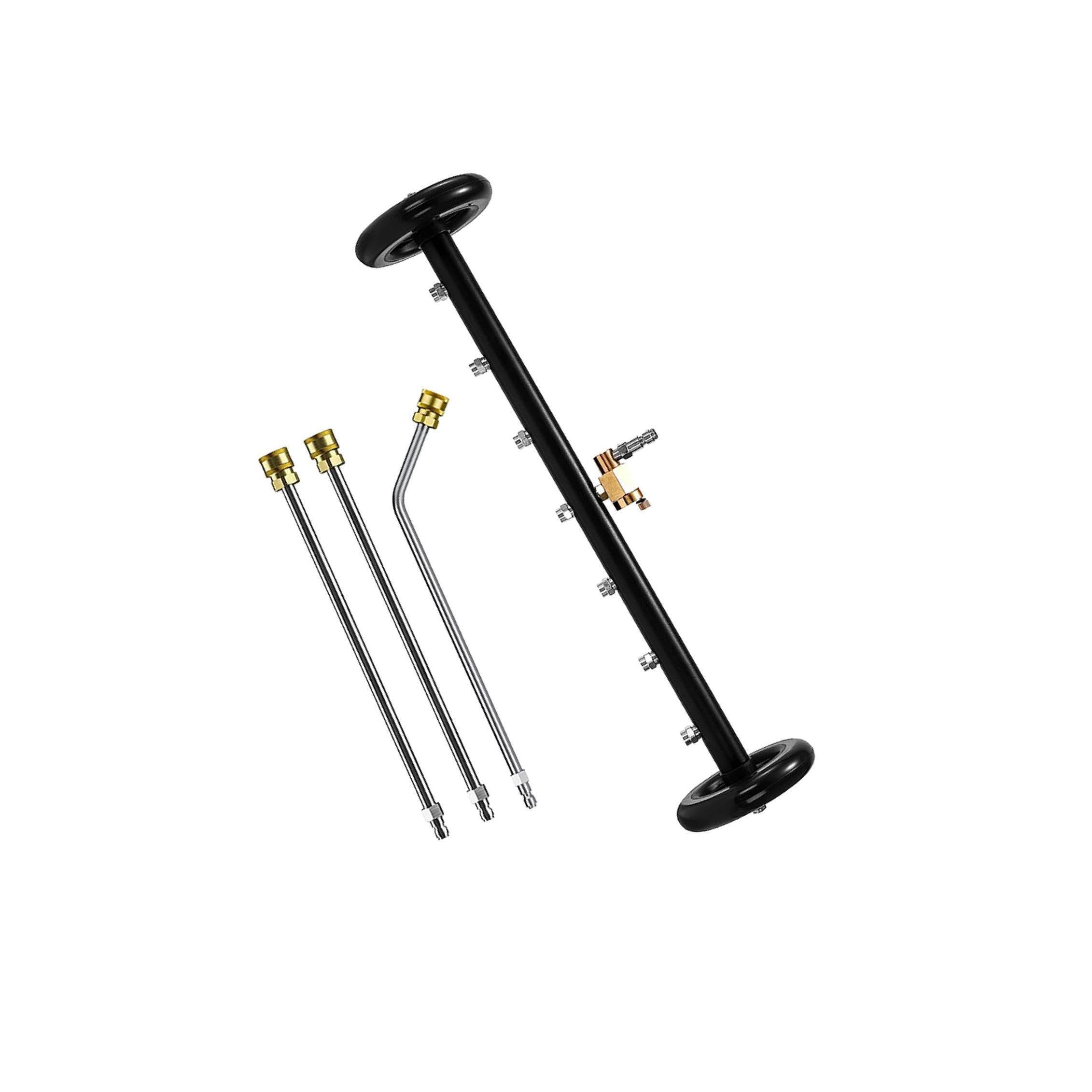 Escoba de Agua para de chasis de 24 Pulgadas con Varillas de | para máxima potencia de limpieza, proporcionando suficiente presión y un mejor efecto de limpieza.