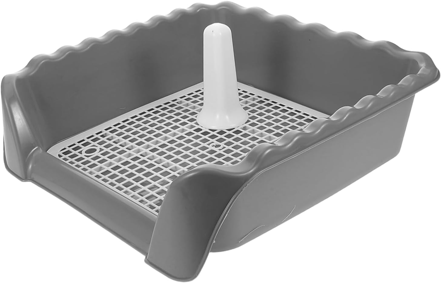 Mesh Grid Potty Training Tray for Dogs Easy to Clean Indoor Potty for Home Balcony Use