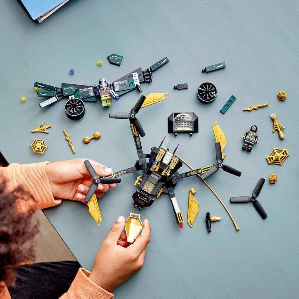 Lego® Super Heroes Marvel Spider-Man’s Drone Duel 76195 Building Kit;Spider-Man and Vulture Drone Playset