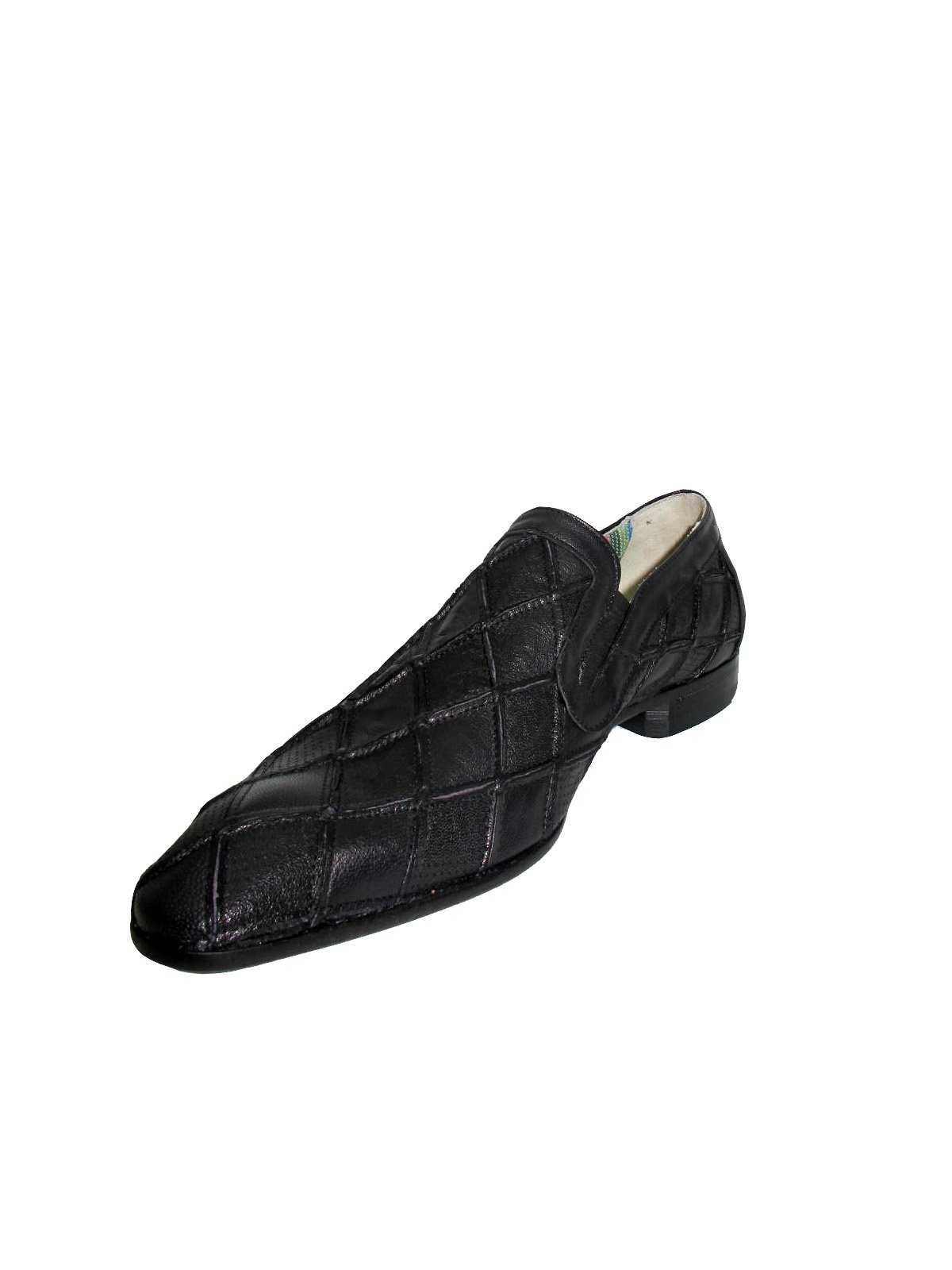 Carlo Ventura Italian Leather Striped Square Toe loafers 41 US 8 Dandy Shoes - Etsy Canada main image 3