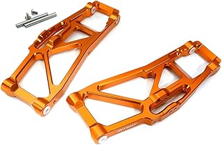C31634ORANGE Billet Machined Lower Suspension Arms for Traxxas 1/10 Maxx V2 w/WideMaxx