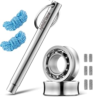 MAGICYOYO Unresponsive Bearings - Rustless Stainless 10 Ball Yoyo Bearings + 6 Axles (8mm/10mm/12mm) + Bearing Remover Tool +2 Yoyo Strings