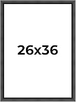 Vista 108 de Marco de madera para fotografía 30 x 30