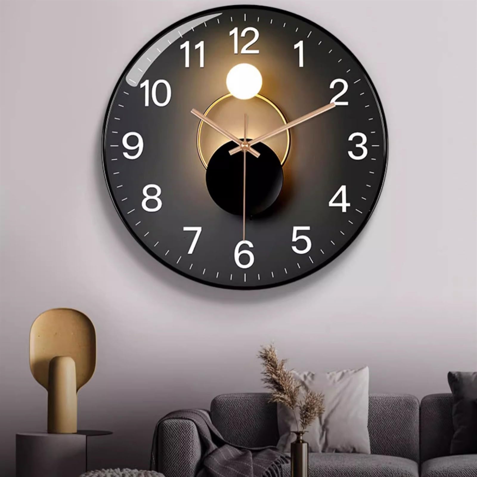 Reloj Cocina Reloj de Pared Moderno for salón Restaurante(Pequeño)