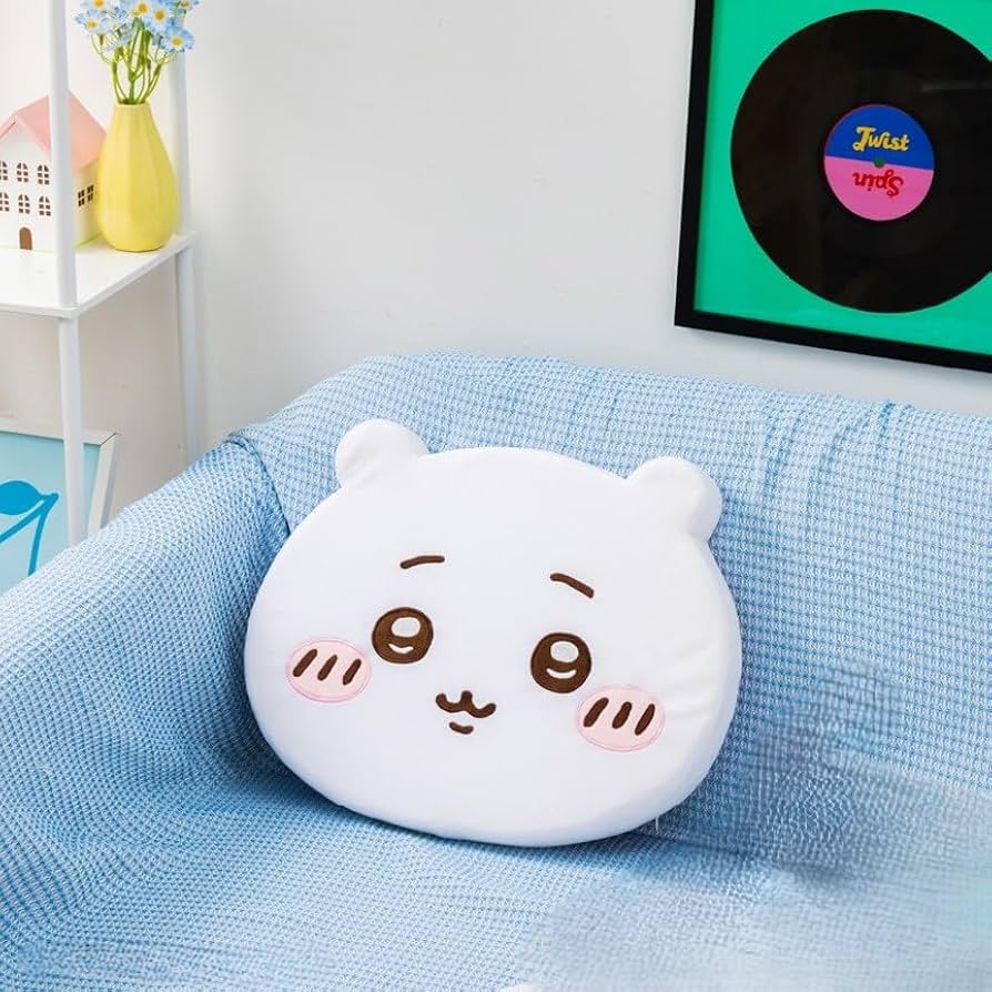 Amazon.co.jp: ちい-かわ 低反発 クッション 座布団 約40cm