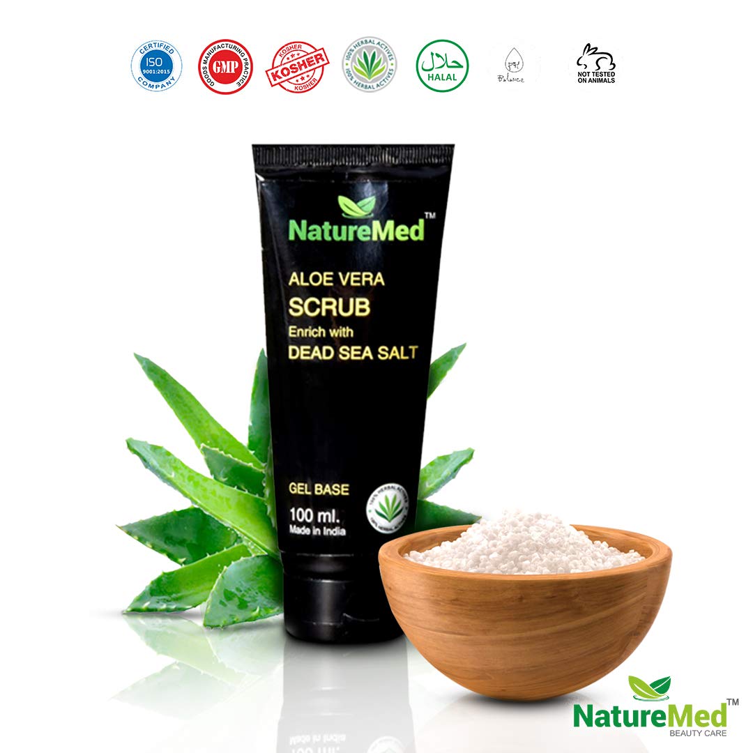 Naturemed Exfoliate Gel Mask and Face Scrub Aloe Vera Enrich with Dead