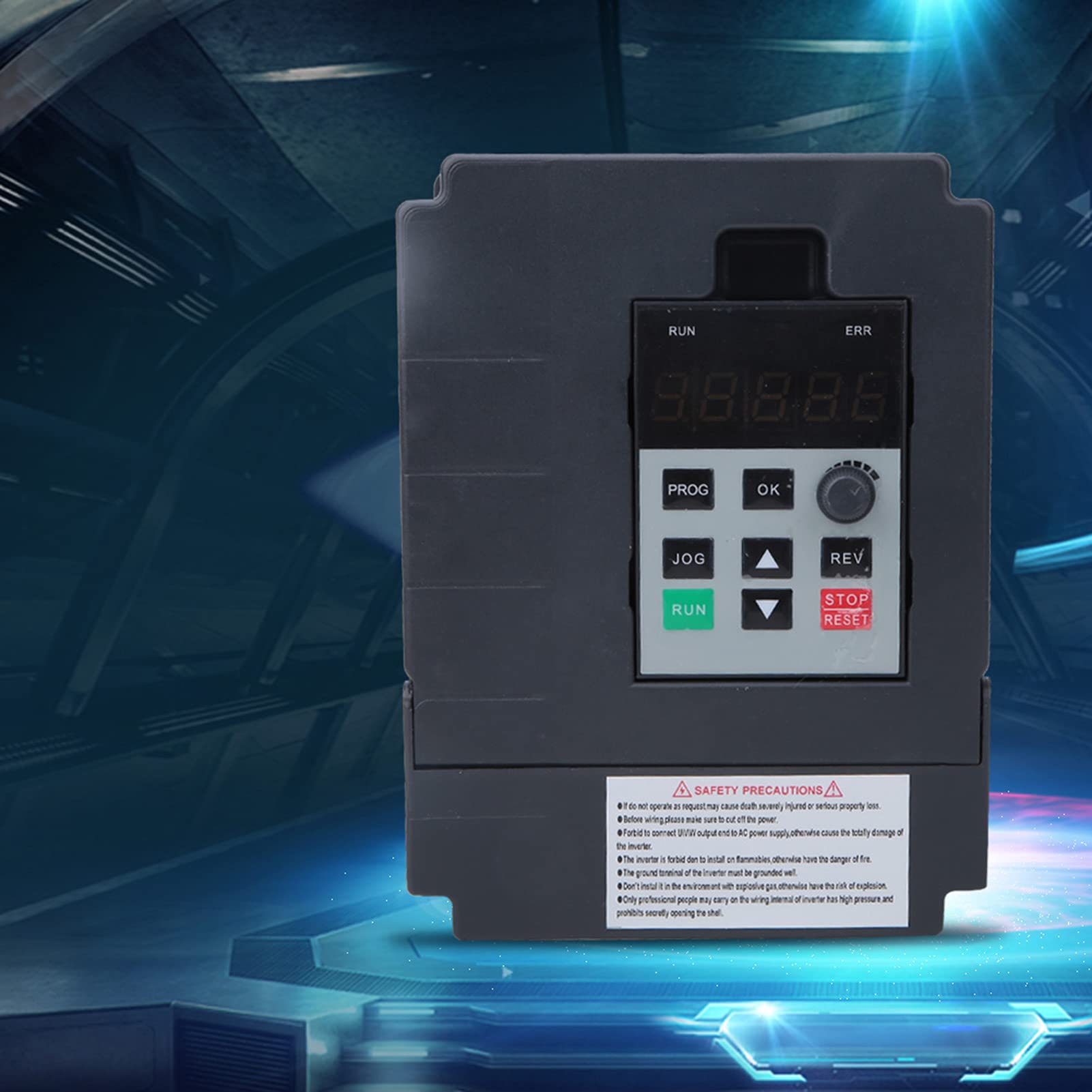 Vikye Frequenzumrichter (DJD) JH-S2-2T Frequenzumrichter Universal Mini Einphasen 220V Eingang Dreiphasen 220V Ausgang Frequenzumrichter VFD CNC-Umrichter(1.5KW)