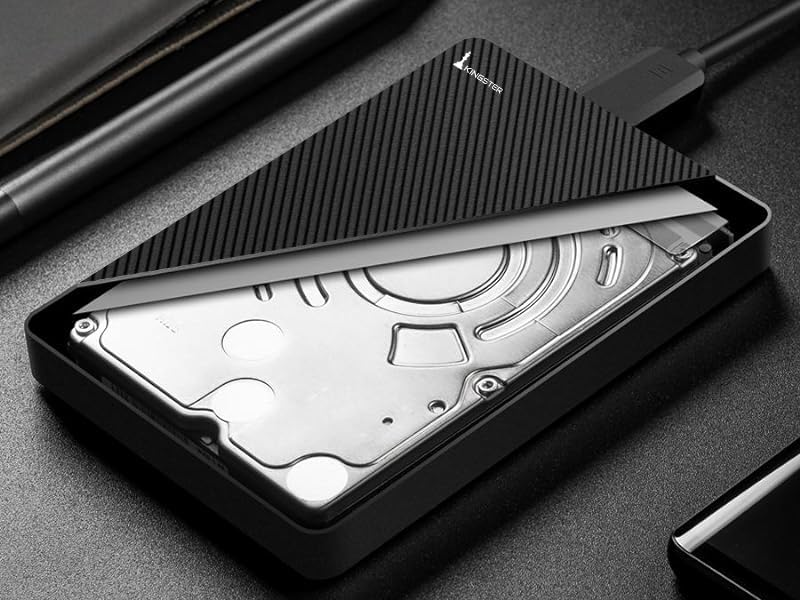 Image of KINGSTER External Hard Drive with 1TB Storage, USB 3.0 Portable, 3 Year Data Recovery, Compatible with Windows and Mac (512GB USB SSD)