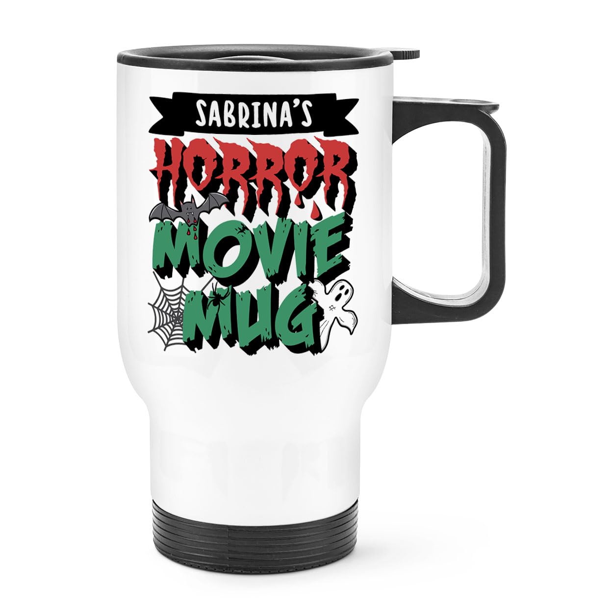 Personalised Horror Movie Mug Travel Mug Cup with Handle