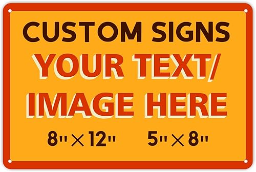 Miniatura 7 de Letreros decorativos personalizados de metal para exteriores de 16 x 4 pulgadas, a prueba de óxido, jardín, seguridad, calle, estacionamiento, etc