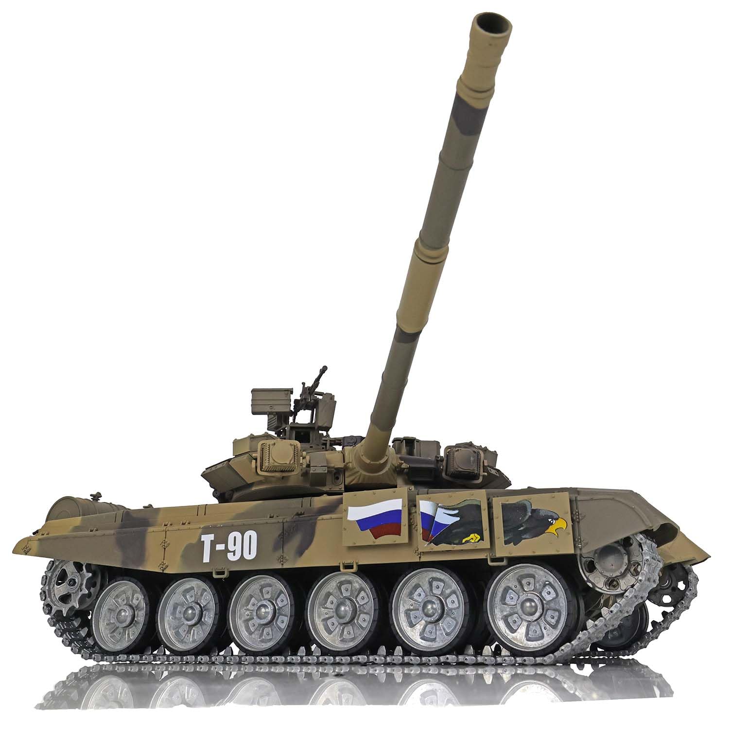 Amazon.com: wheelfun Heng Long, 1/16 7.0 Customized Russia T90 RC