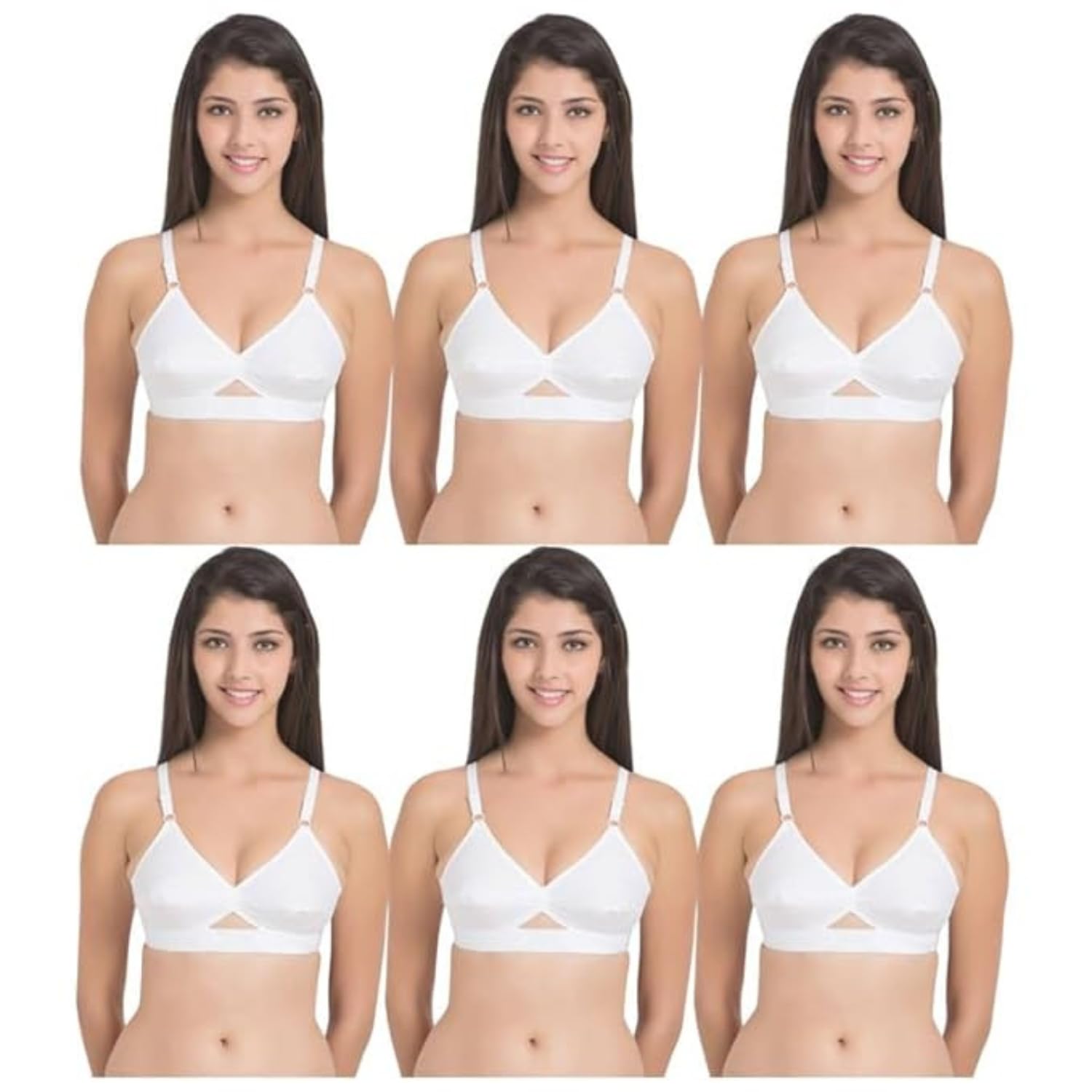 Women's Cotton Non-Padded Wirefree Full Coverage Bra | Everyday T-Shirt Bra | Adjustable Straps | Soft & Breathable Comfort Bra for Women-picture-20