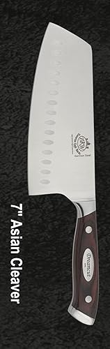 Miniatura 5 de Cuchillo bávaro funciona con cuchillo de chef de alta calidad de 8 pulgadas, cuchillo de cocina hecho en Alemania, mango ergonómico de madera de