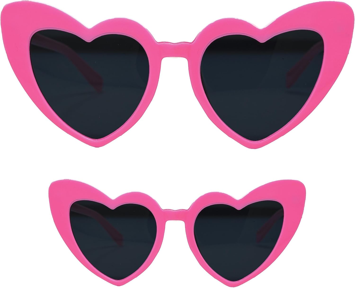 Funky Junque Heart Shaped Sunglasses Mommy and Me - Mother's Day Gift - Family Matching Sunnies