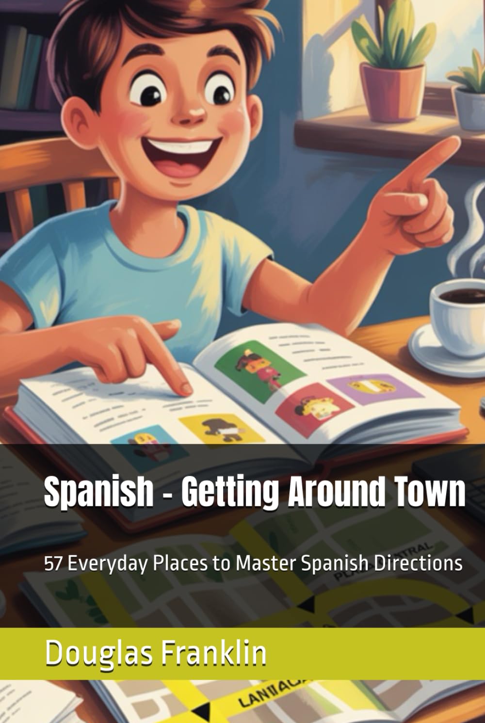 Spanish - Getting Around Town: 57 Everyday Places to Master Spanish Directions (Self-Taught Spanish)
