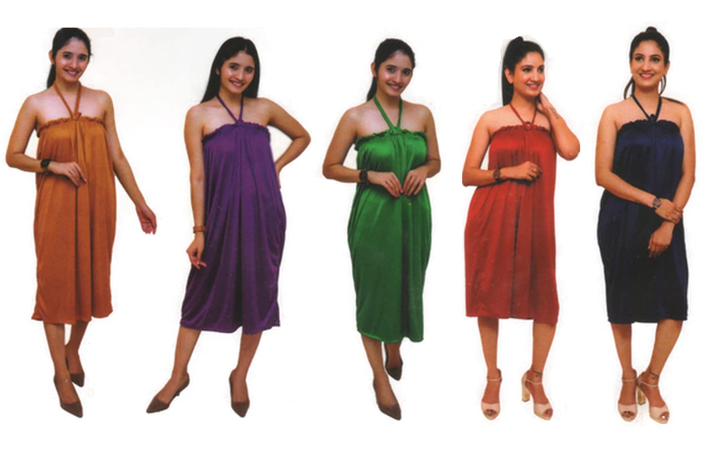 ayushicreationa Facial Care Parlour Body Massage Beauty Salon Spa Body Waxing Gown for Women and Girls Multifunctional Multicolor 1