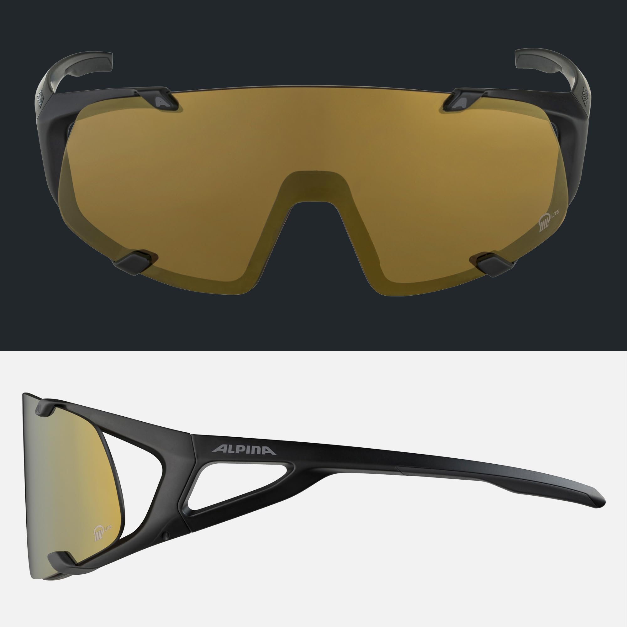 ALPINA Unisex Sport- & Fahrradbrille Sportbrille (1er Pack)