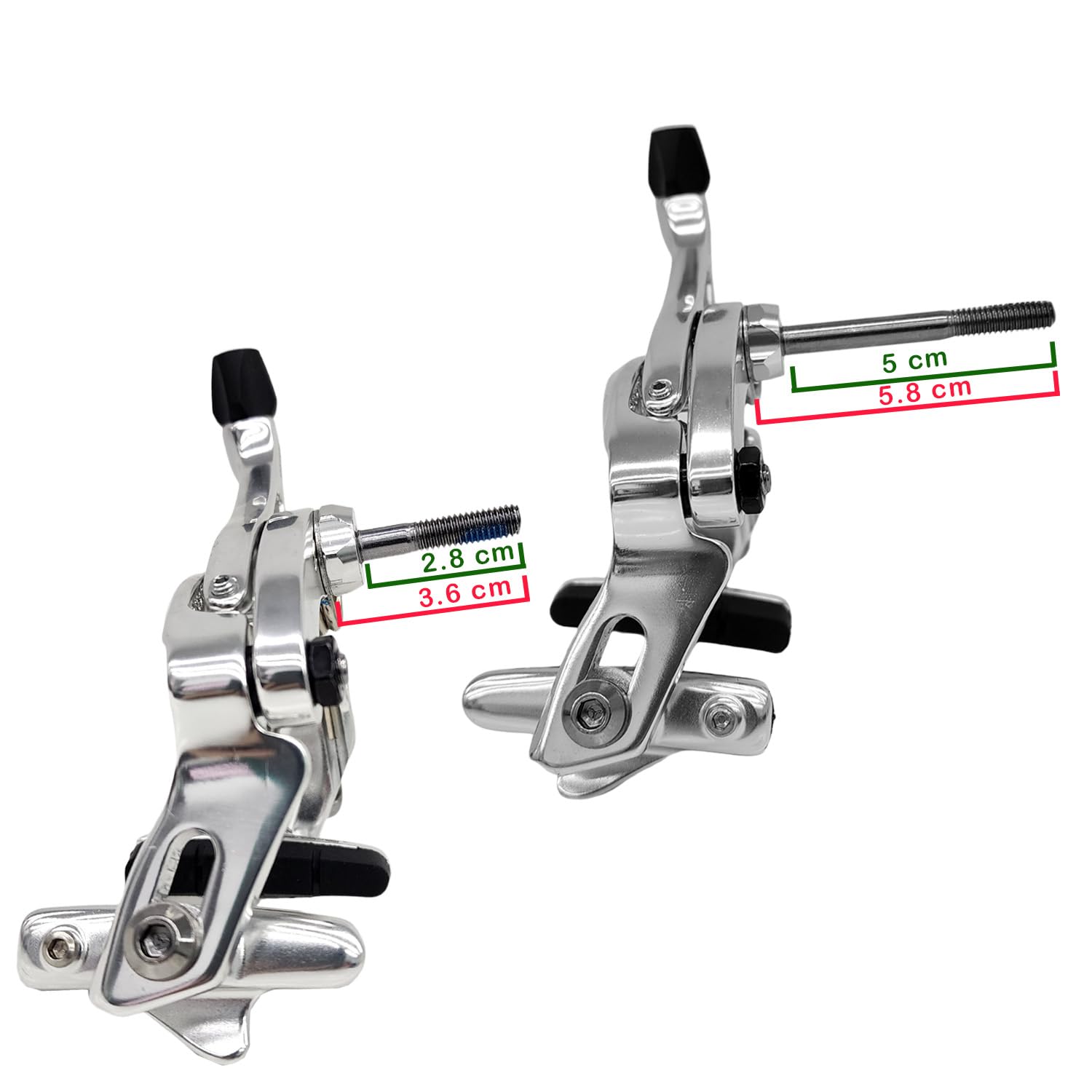 りページ Amazon | TEKTRO R539 Caliper Brake Set 47-59mm with QR Nutted