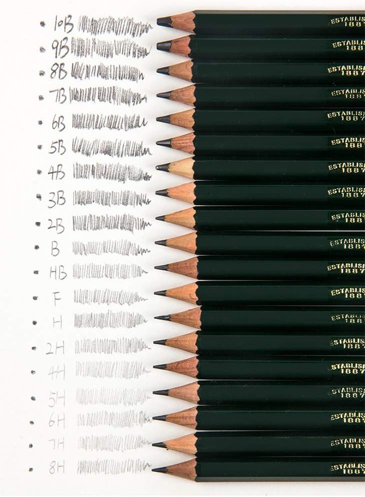hB drawing pencil imported sketch pencil 12 Pack