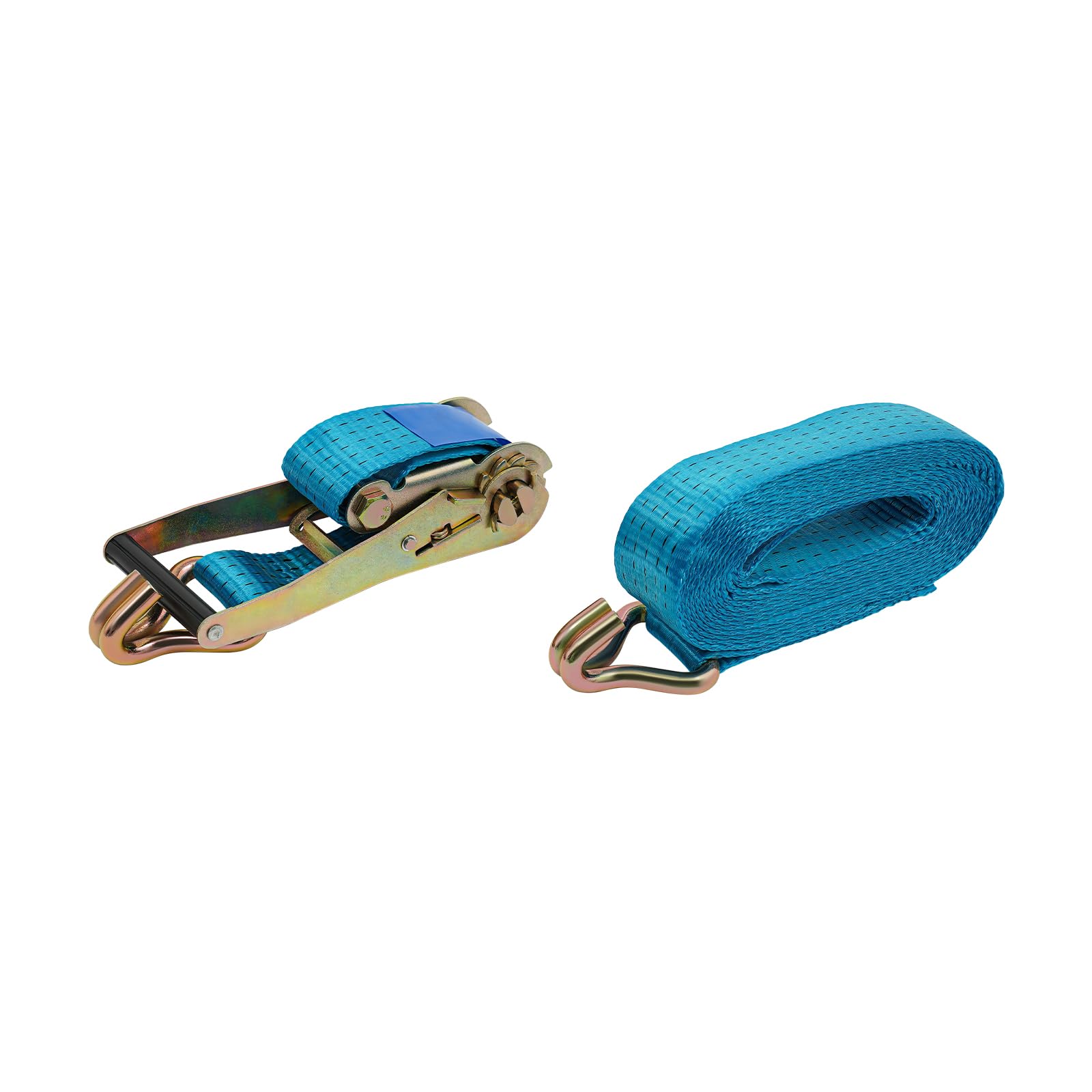 Blau 5 Ton/11023,11 lbs ﻿ 5cm x 6m Zurrgurte, Zurrgurte mit Haken, Ratschengurte 10 Stück Ratschengurte Zurrgurte Mit Haken Tie Down Bänder für die professionelle Ladungssicherung auf Anhängern